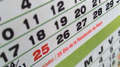 Lunes 25 De Mayo Es Feriado Nacional Agencia News