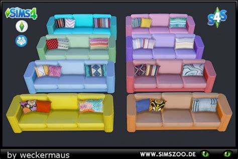 Sims 4 Build Sims Cc Zoo Living Rooms Sofas Sunshine Gaming