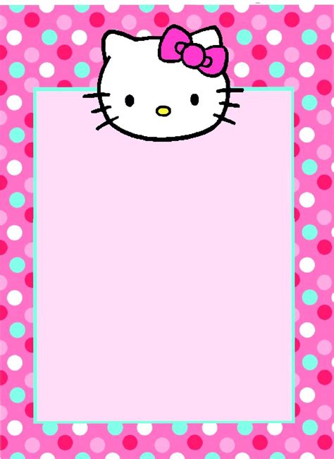 Hello kitty invitations, Hello kitty birthday invitations, Hello kitty
