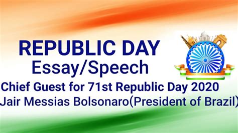 indian republic day speech republic day essay 26th january essay republic day youtube