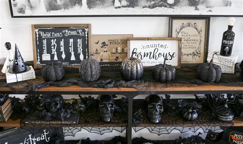 Haunted Farmhouse Halloween Decor Styled By Kasey