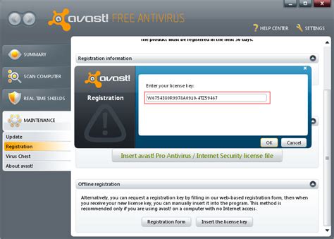 2.4 activación a través de un código de activación. Register Avast Free Antivirus till 2038 | My e-Tricks