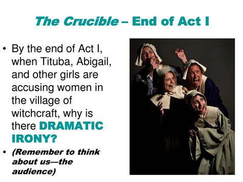 Verbal Irony Examples In The Crucible Examples Of Irony In The Crucible