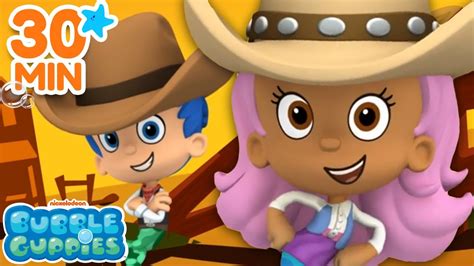 Bubble Guppies Visit The Wild Wild West 🤠 30 Minute Compilation