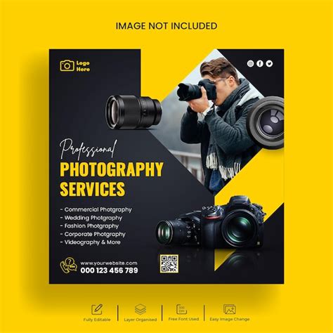 Premium Psd Digital Photography Instagram Post Or Social Media Banner