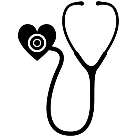 Heart Stethoscope Decal