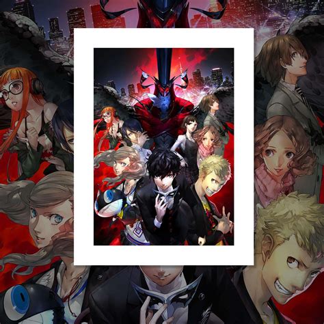 Cook And Becker Unveils Atlus Collaboration Persona 5 Fine Art Print