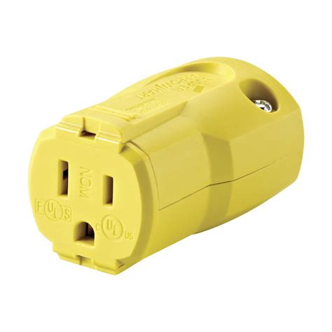 Eaton Arrow Hart 15 Amps 125 Volts Yellow 3 Wire Industrial Connector