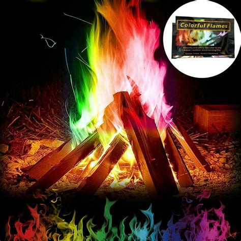 13510pc Magic Neon Flames Colour Changing Mystical Fire Bonfire