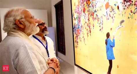 Jana Shakti Delhi Pm Modi Visits Jana Shakti Art Exhibition At