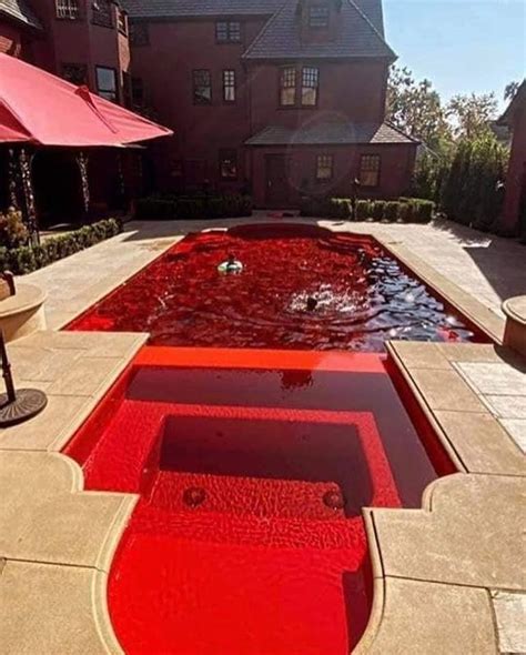 Paint A Pool Red Red Would Not Be A Consideration For The Color Of A Pool