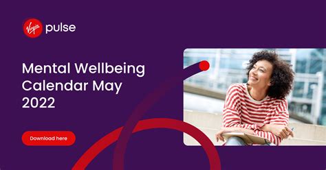 May 2022 Wellbeing Calendar Virgin Pulse