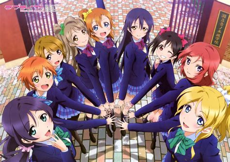 Love Live School Idol Project Anime Series Group Girls