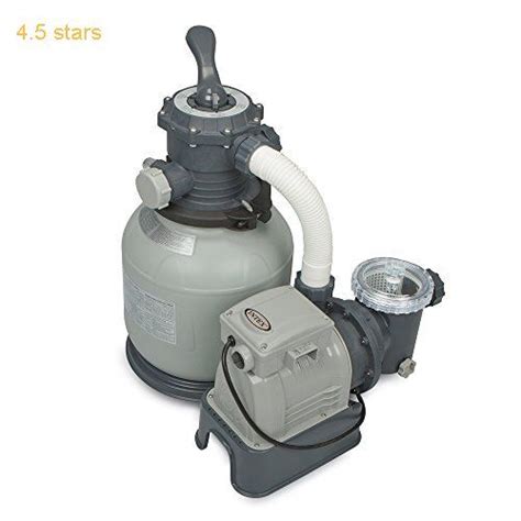 Intex Krystal Clear Sand Filter Pump For Above Ground Pools 2100 Gph