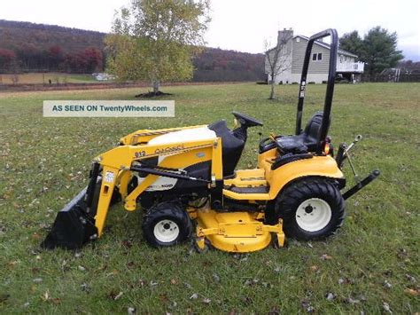 Cub Cadet 5234d Compact Tractor Loader 60 Belly Mower 4x4 3 Point