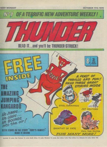 The Comic Book Price Guide For Great Britain Thunder