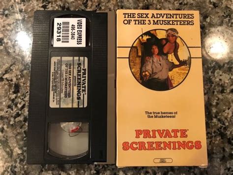 Erotic Adventures Of The 3 Musketeers Vhs Chi Chi La Rue Deidre Holland