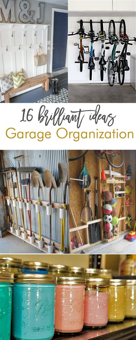 16 Brilliant Diy Garage Organization Ideas