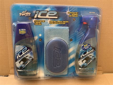 Turtle Wax Ice Synthetic Liquid Polish Spray Detailer 16 Oz Kit For