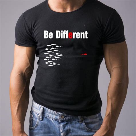 New 2019 Fashion Hot T Shirt Summer Style Funny Be Different Funny
