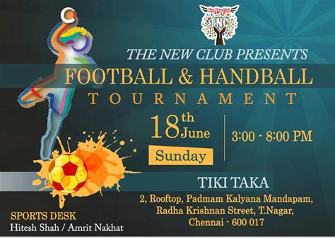 Football Tournament Sports Invitation Football Tournament Invite