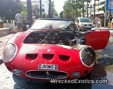 Ferrari 250 Gto Crashed In Unknown Oldtimers Marbella