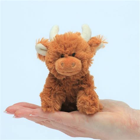 Scottish Highland Coo Soft Mini Toy Boxed By Jomanda Softer Than A