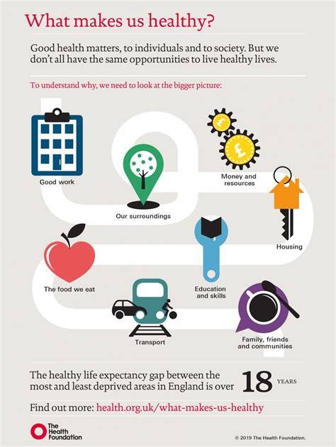 Infographic What Makes Us Healthy