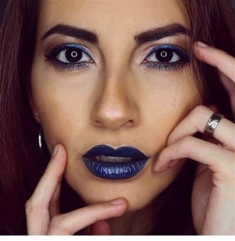 20 Ways To Wear Blue Lipstick The Glossychic