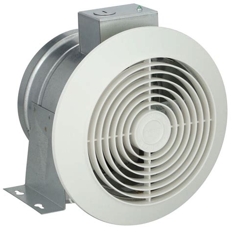 A ducted kitchen exhaust fan draws air from your kitchen through a duct and releases it outside. 60 CFM White Ceiling Exhaust Fan-673 - The Home Depot