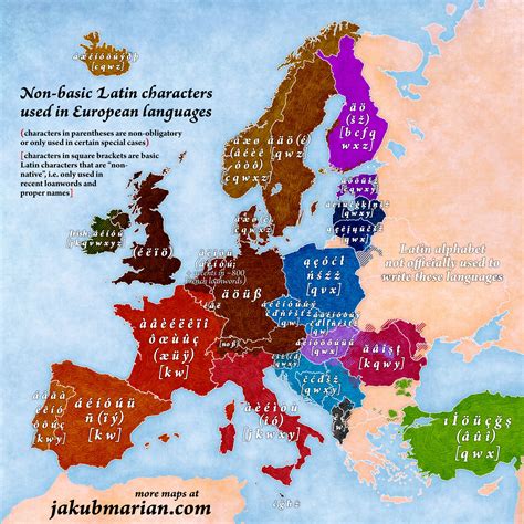 Special Characters Diacritics Used In European Languages 1600 X 1600