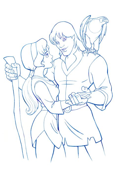 QUEST FOR CAMELOT: KAYLEY with GARRETT by Jerome-K-Moore on DeviantArt