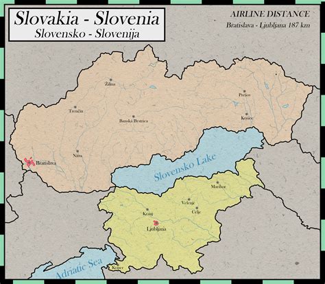 Its capital lies on the danube river. Slovakia-Slovenia fantasy map by WolfGrid on DeviantArt