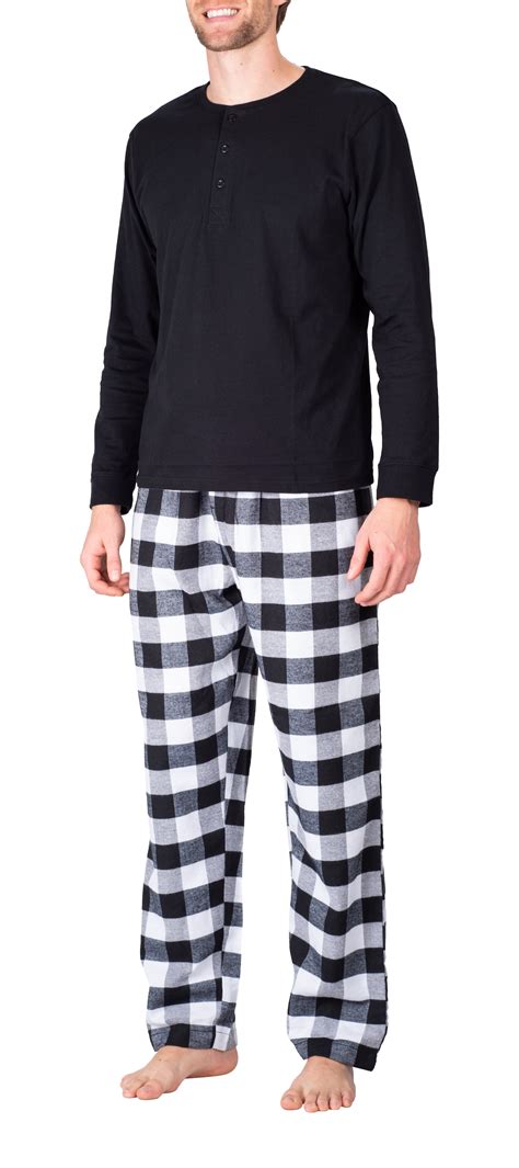 Adult Men S Flannel Pajama Jammies Big Tall Pant Long Sleeve Cotton