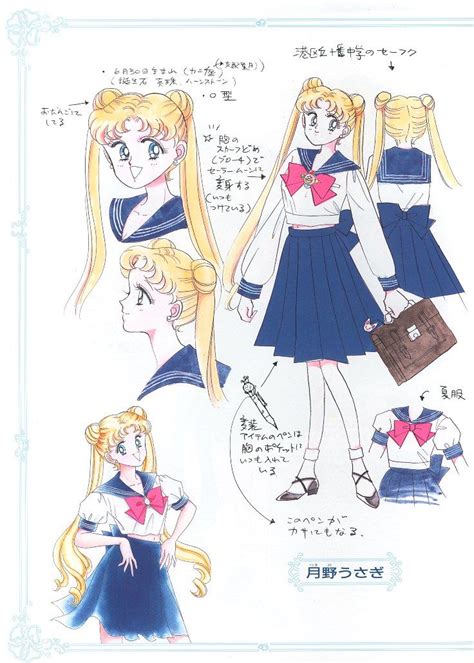 Scpg1989 Usagi Character Sheet With The Manga Version It Was Based
