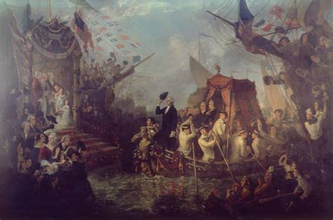 The Arrival Of George Washington At New York City April 30 1789