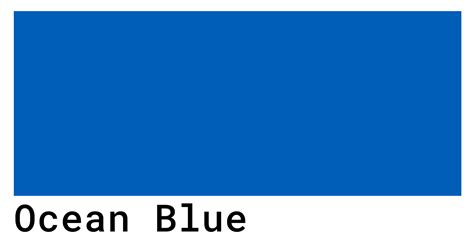 Ocean Blue Color Codes The Hex Rgb And Cmyk Values That You Need