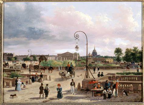 La Place Louis Xvi Place De La Concorde En 1829 Paris Musées