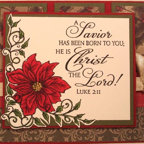Bible verses from the old testament show how important religion can be throughout the years. Religious Christmas Card with Bible Verse and Poinsettia