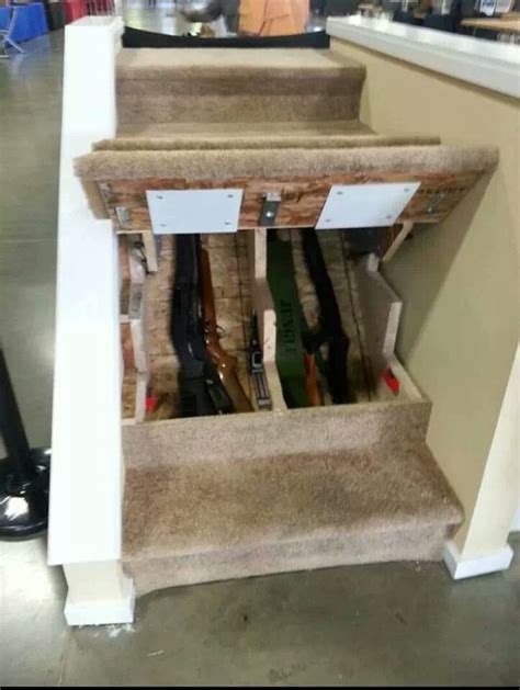 Hidden Gun Storage Under The Stairs Hidden Gun Safe Hidden Gun