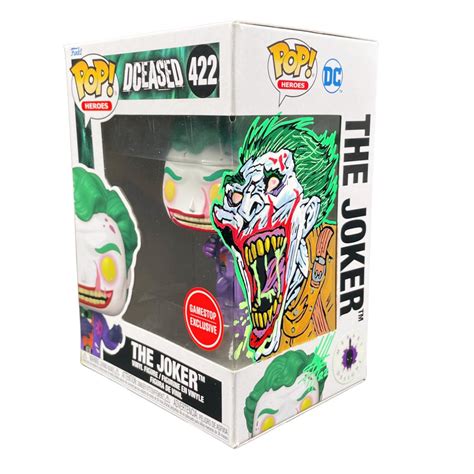 Funko Pop Dceased The Joker 422 Gamestop Action Figure Zobie Productions