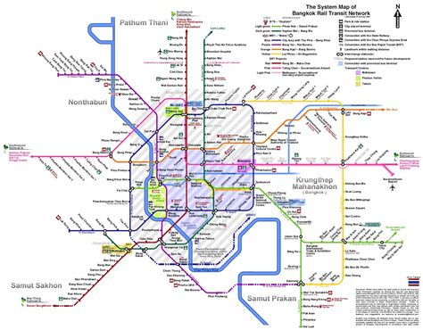 Bangkok Thailand Mrt Map | Thailand Map Guide