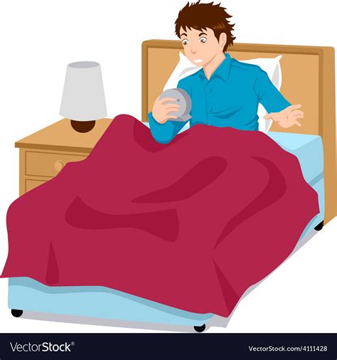 Wake Up Late Royalty Free Vector Image Vectorstock