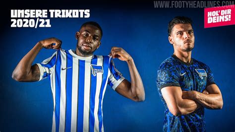 Ищете berlin jersey по приятной цене? Hertha Berlin 20-21 Home & Away Kits Released - No Main ...