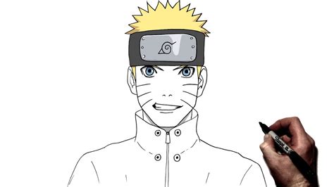 How To Draw Naruto The Last Step By Step Naruto Youtube