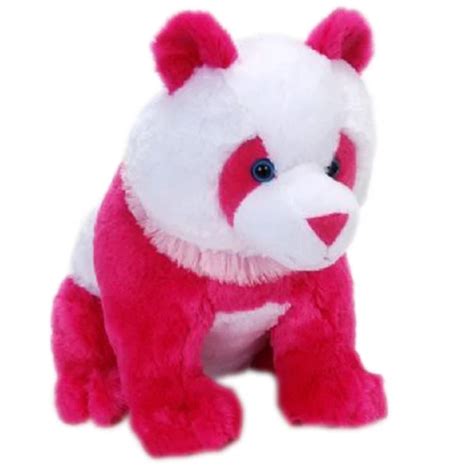 New Product Promotional Fluffy Soft Pink Pandastuffed Pink Pandaplush