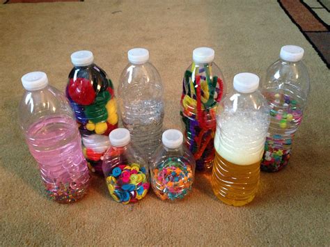 Diy Babytoddler Toys Sensory Bottles And Treasure Baskets Activité