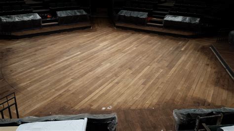 Middle Stage Of The Wood Floor Planks For The Denver Center Theater