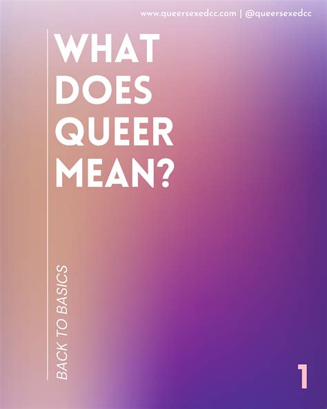 What Does Queer Mean