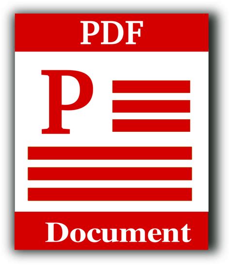 Portable Document Format Icon Openclipart